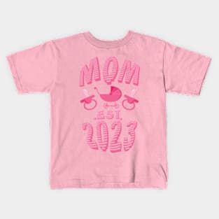 Mom est 2023 Kids T-Shirt